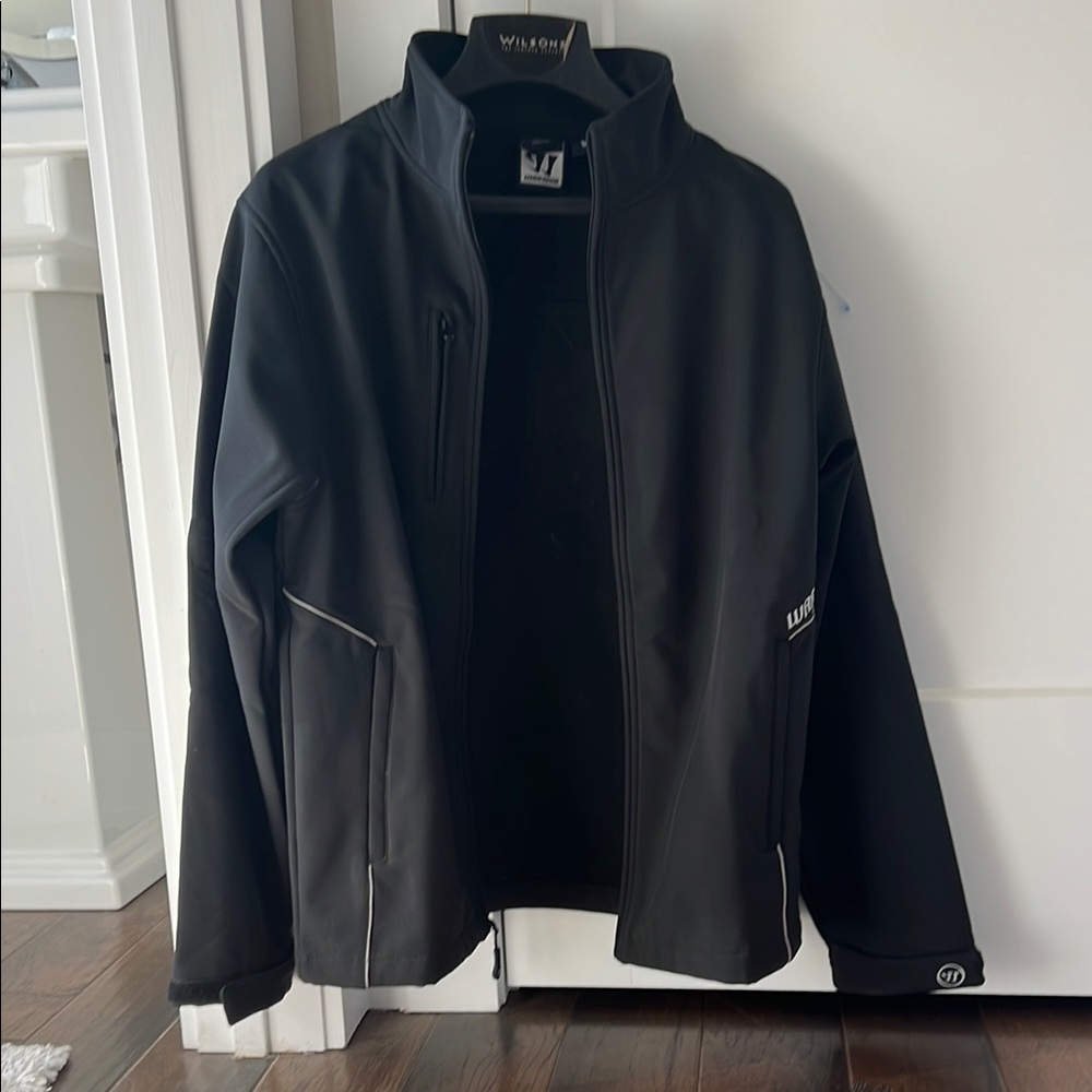 Black Performance Jacket High Collar Relaxed Fit - image 1